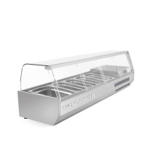 VPS-12C GLASS DISPLAY CASE FOR PIZZA AND SANDWICH