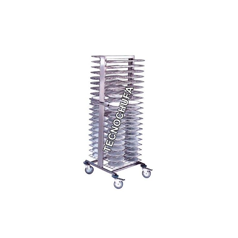 TROLLEY FOR PREPARED DISHES CPP-80 (AC.INOX / ALU) ADJUSTABLE.