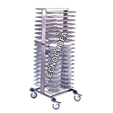 TROLLEY FOR PREPARED DISHES CPP-80 (AC.INOX / ALU) ADJUSTABLE.
