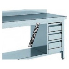 STAINLESS STEEL WALL TABLE MTEB147 - 1400 X 700 X 850 MM