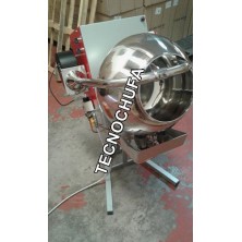 PRALINE ROASTER MACHINE TECNO 500 WITH FORCED AIR COOLING AND SPEED VARIATOR - 60 LITERS/HOUR