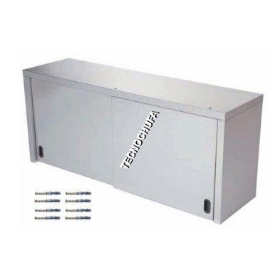 STAINLESS WALL CABINET WITH SLIDING DOOR APC-410