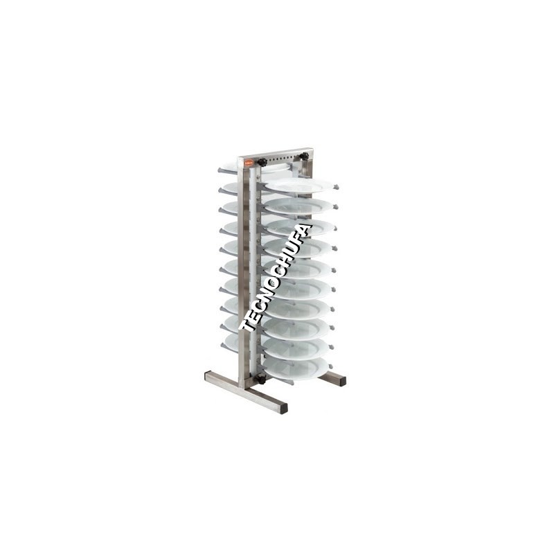 TROLLEY FOR PREPARED DISHES CPP-20 INOX / ALU  (ADJUSTABLE).