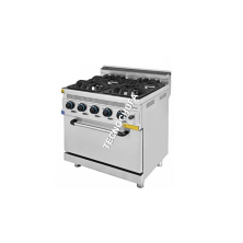 KITCHEN WITH GAS OVEN CHG-80 (4 BURNERS)