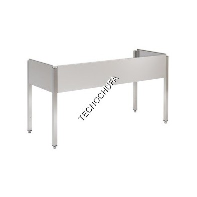 DOUBLE SINK WITH FRAME FGD-200 AND LEFT / RIGHT DRAINERS (2000x600 mm)