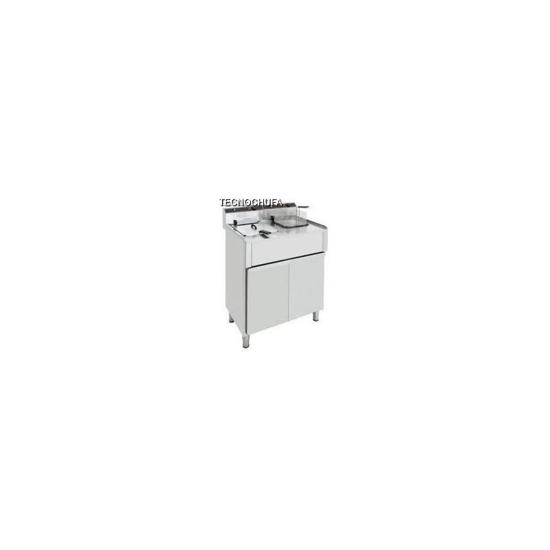 FED-10SM DOUBLE ELECTRIC FURNITURE FRYER (10 + 10 LITERS / THREE-PHASE)