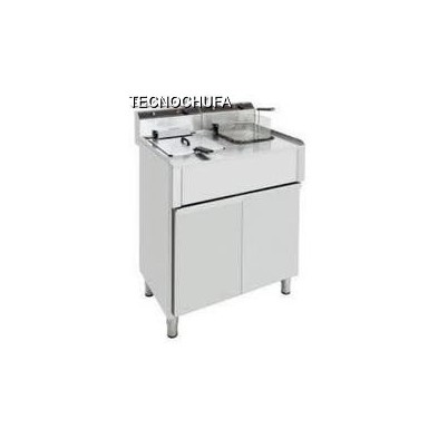 FED-10SM DOUBLE ELECTRIC FURNITURE FRYER (10 + 10 LITERS / THREE-PHASE)