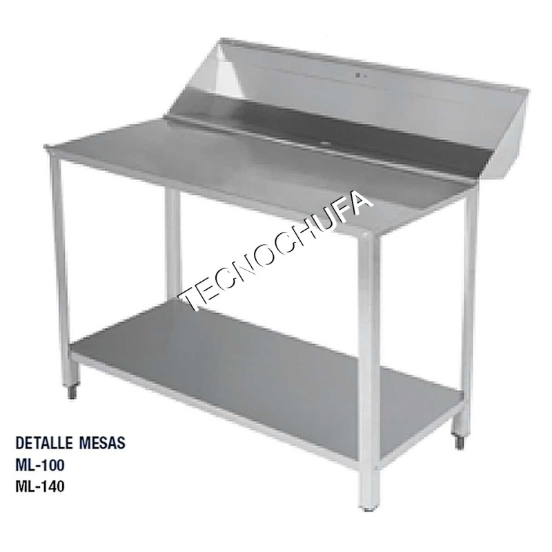 PREPARATION TABLE ML-100 (DISHWASHER WITH DOME)